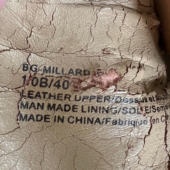 BCBGeneration Millard Tan 4 in Heel Mules with Faux Fur Trim And Buckle Size 10 - Picture 14 of 16